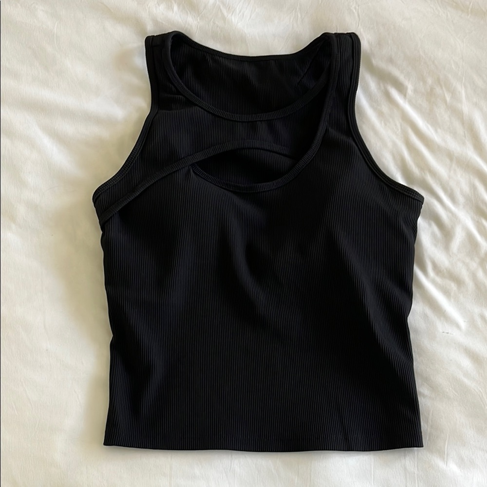 Kamo Fitness Black Sleeveless Women's Top